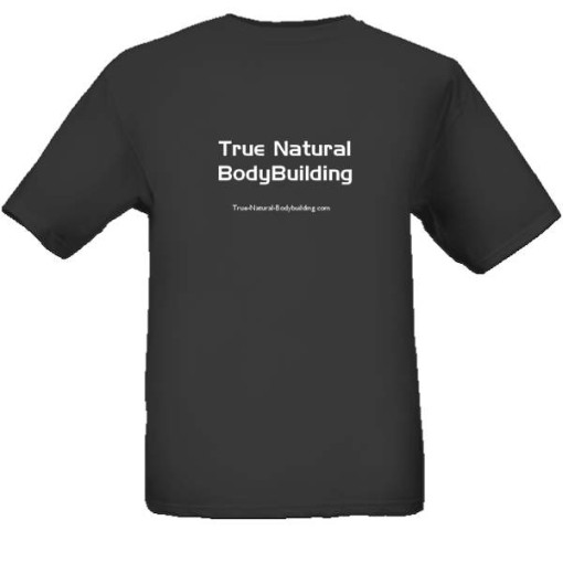 true natural bodybuilding t-shirt