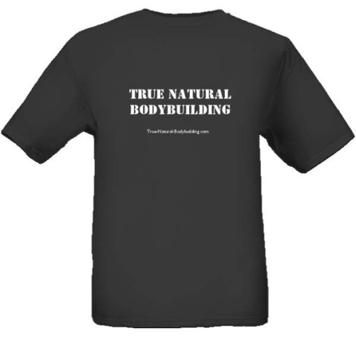 true natural bodybuilding t-shirt